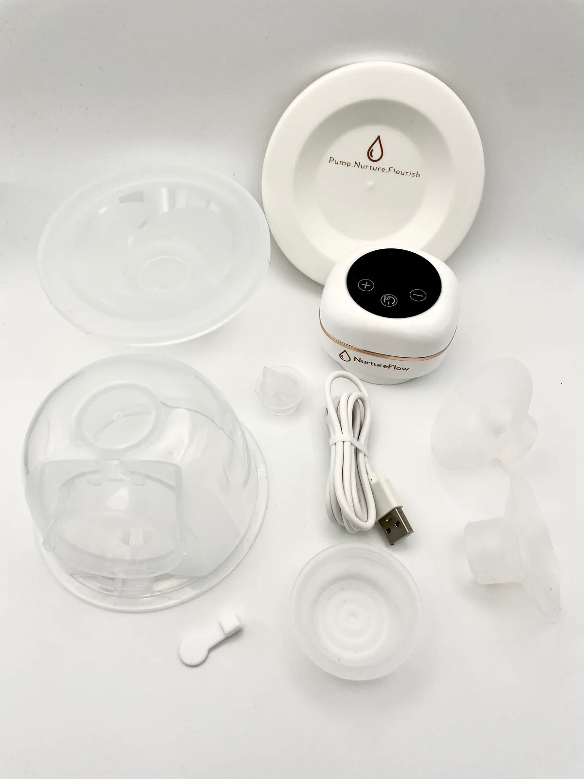 NurtureFlow LED Hands Free Breast Pump